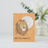 Leo 23. Juli bis August 22 Postkarte (Stehend Vorderseite)