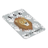 Leo 23. Juli bis August 22 Premium Flexi Magnet (Rechte Seite)