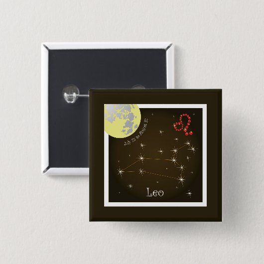 Leo 23. Juli bis August 22 Tasten Button (Vorne & Hinten)