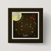 Leo 23. Juli bis August 22 Tasten Button (Vorderseite)