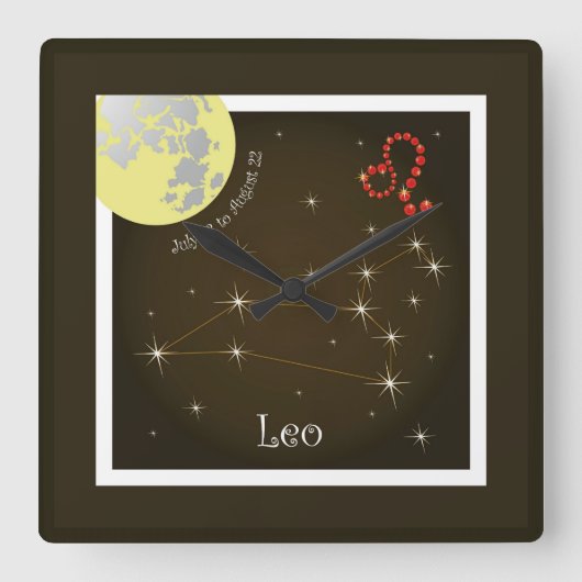 Leo 23. Juli bis August 22 Uhr (Vorderseite)