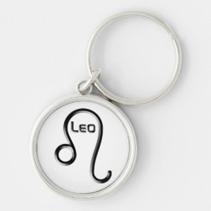 LEO, Abstract Design of the Zodiac Sign, Schlüsselanhänger