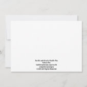 Leo, Afrikanischer Löwe, Tierflachkarte Einladung (Rückseite)