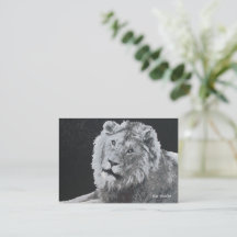 Leo, afrikanischer Löwe, tierische Lesezeichen