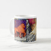 Leo Ancient Zodiac Sign Astrologie Kaffee Cup/Tass Kaffeetasse (Vorderseite Links)