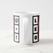 Leo Anpassbare große Tasse (Rückseite)