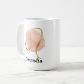 Leo Anpassbare Wasserfarbe Zodiac Design-Kaffee Kaffeetasse (Vorderseite Links)