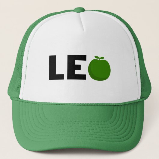 Leo Apple Truckerkappe (Vorderseite)