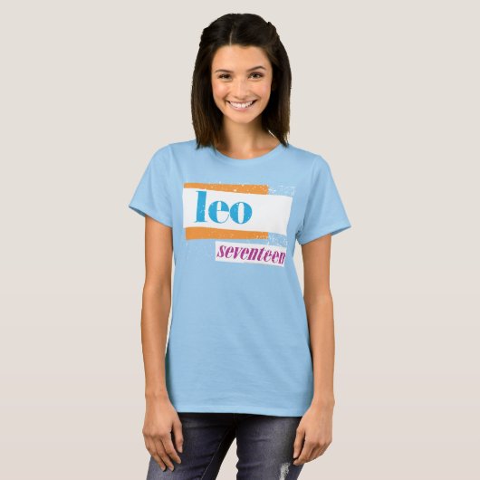 Leo Aqua T-Shirt (Vorne ganz)