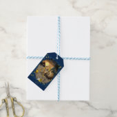 Leo Art Collage Geschenkanhänger (Mit Garn)