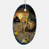 Leo Art Collage Keramik Ornament (Rechts)