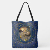 Leo Art Collage Tote Bag Tasche (Rückseite)