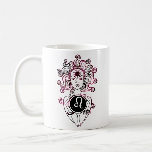 Leo Art Deco Lady Kaffeetasse (Links)