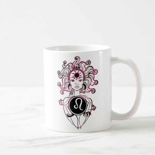 Leo Art Deco Lady Kaffeetasse (Rechts)