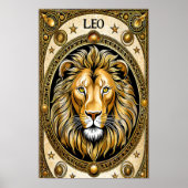 Leo-Astrologie Poster (Vorne)