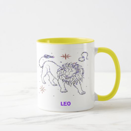 Leo Astrologie Tasse (Rechts)