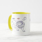 Leo Astrologie Tasse (Vorderseite Links)