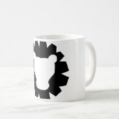 Leo Astrologisches Symbol Zeichen 3 Kaffeetasse (VorderseiteRechts)