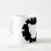 Leo Astrologisches Symbol Zeichen 3 Kaffeetasse (Vorderseite Links)
