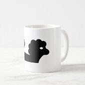 Leo Astrologisches Symbol Zeichen 4 Kaffeetasse (VorderseiteRechts)