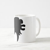 Leo Astrologisches Symbol Zeichen 7 Kaffeetasse (VorderseiteRechts)
