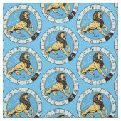 Leo-Astrologisches Tierzeichen Stoff (Muster)