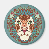 Leo Astrologisches Zeichen Magnet (Vorne)