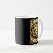 Leo astrologisches Zodiak Kaffeetasse (VorderseiteRechts)