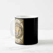 Leo astrologisches Zodiak Kaffeetasse (Vorderseite Links)