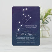 Leo Astrology Baby Shower Einladung (Stehend Vorderseite)