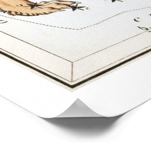 Leo Astrology Zodiac Poster (Ecke)