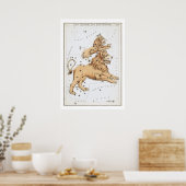 Leo Astrology Zodiac Poster (Küche)