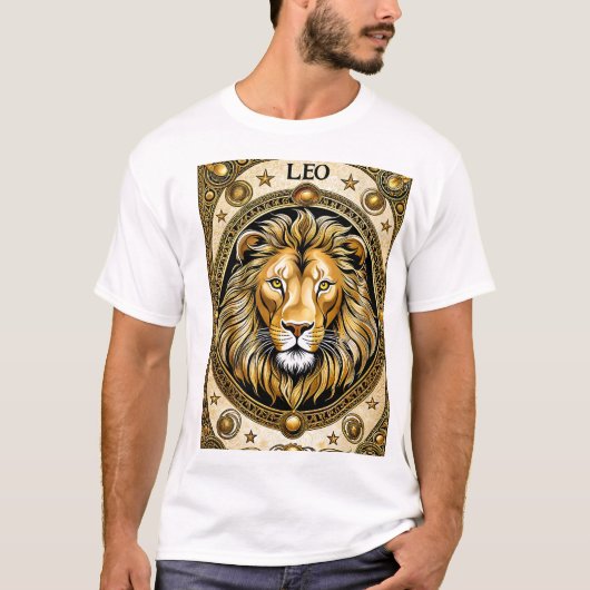 Leo astrology Zodiak-Zeichen T-Shirt (Vorderseite)
