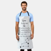Leo - Aufgabenliste Schürze (Getragen)