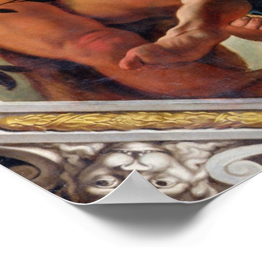 Leo, aus den Zeichen des Diakoms Poster (Ecke)