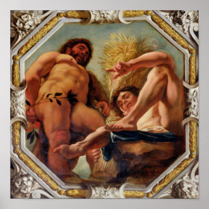 Leo, aus den Zeichen des Diakoms Poster