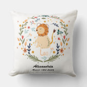 Leo Baby, Zodiac-Kinderzimmer-Dekoration Kissen (Vorderseite)