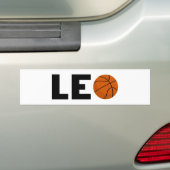 Leo Basketball Autoaufkleber (Auf Auto)