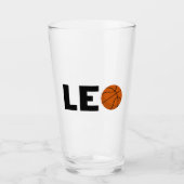 Leo Basketball Glas (Vorderseite)
