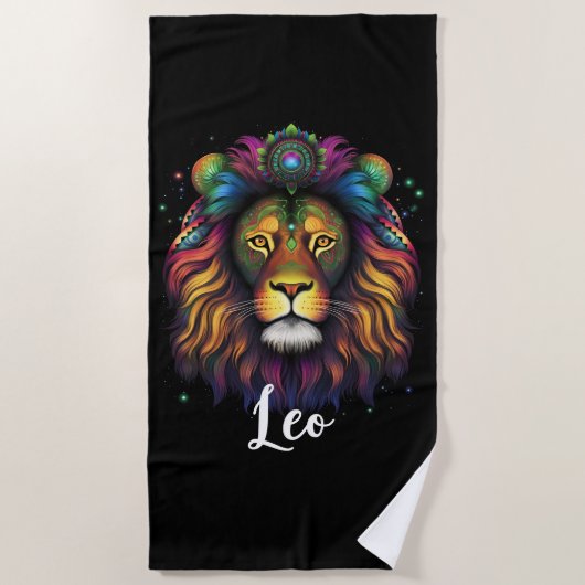 Leo Beach Handtuch (Vorderseite)