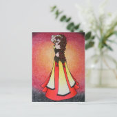 Leo Belly Dancer Postkarte (Stehend Vorderseite)