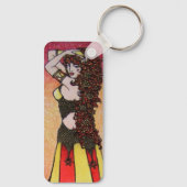 Leo Belly Dancer Schlüsselanhänger (Rückseite)