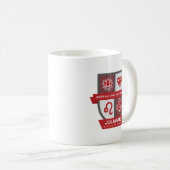 Leo Birthday Crest™ for July 23-31 Mug Kaffeetasse (VorderseiteRechts)