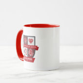 Leo Birthday Crest™ for July 23-31 Mug Tasse (Vorderseite Links)
