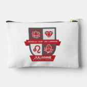 Leo Birthday Crest™ for July 23-31 Zubehörtasche (Rückseite)