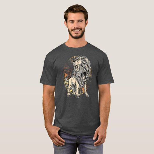 Leo Birthday Geschenk geboren im Juli August Zodia T-Shirt (Vorne ganz)