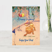 Leo Birthday Karte (Vorderseite)