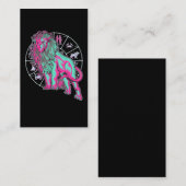 Leo Birthday Lion Zodiac Sign Geboren im Juli Augu Visitenkarte (Vorne/Hinten)