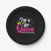 Leo Birthday Queen Astrologie Zodiac Juli August Pappteller (Vorderseite)