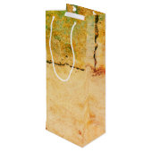 Leo Birthday Wine Gift Bag Geschenktüte Für Weinflaschen (Rückseite Schrägansicht)